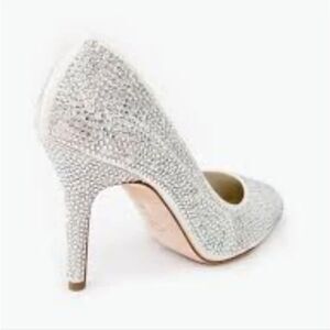 BRAND NEW CHASE +CHLOE LALA  HIGH HEEL RHINESTONE JEWEL PUMP S2